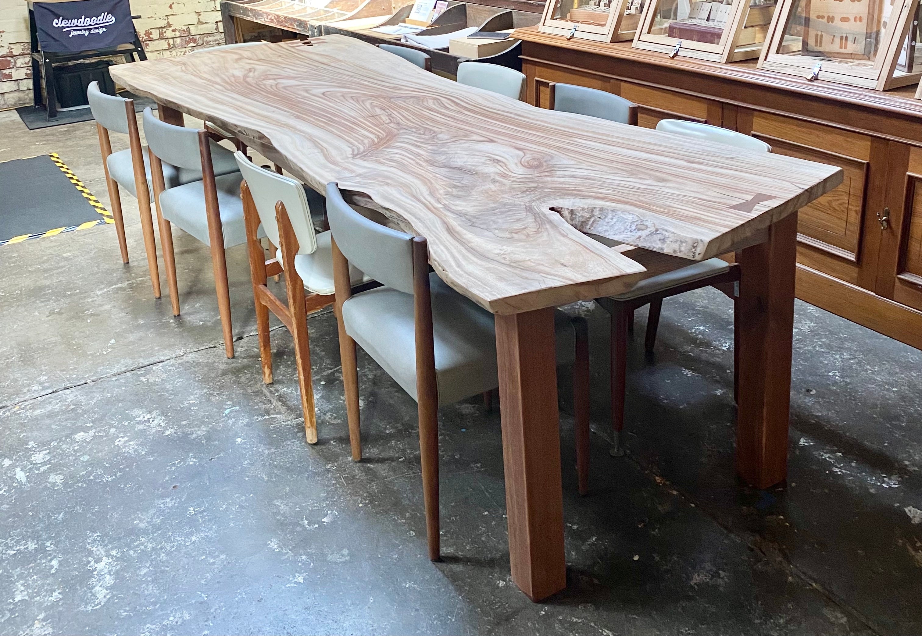 Recycled Camphor Laurel Dining Table 10 Seater Melbourne,Australia