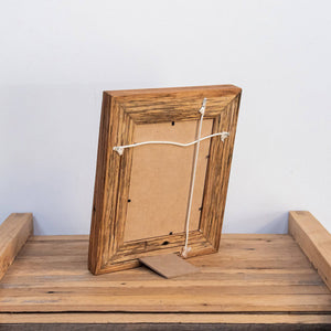 Free standing aussie made photo frame from Victorian Ash wood. 