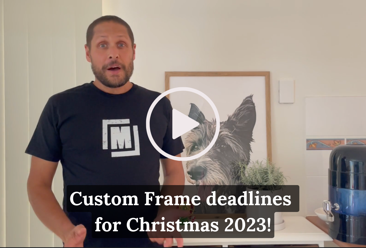 Custom Frame order deadlines for Christmas Photo Frames 2023! 🖼️