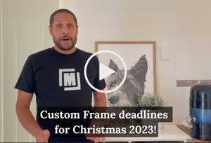 Custom Frame order deadlines for Christmas Photo Frames 2023! 🖼️