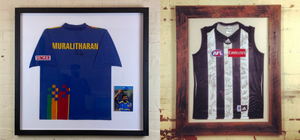Footy Finals Fever: Frame Your Jersey and Sporting Memories with Custom Sports Memorabilia Display