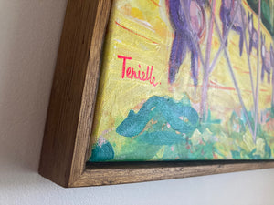 Canvas Floating Frame. How to install a stretched canvas into a Mulbury floating frame, Australia
