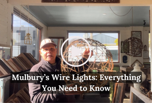Industrial Style Meets Sustainability: Introducing Our Rustic Wire Light Fittings