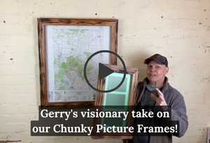 Embracing recycled timber: Gerry's visionary take on our Chunky Picture Frames!