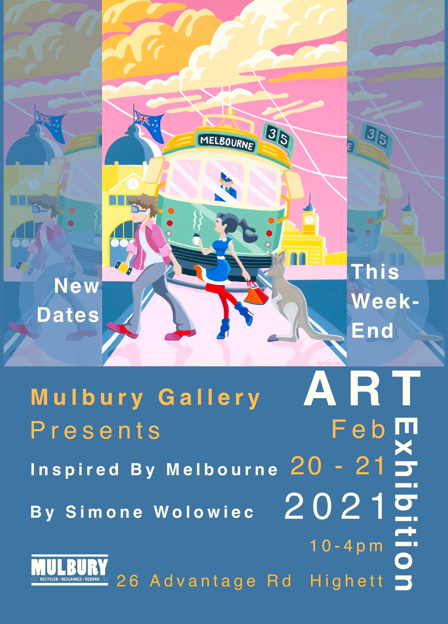 Upcoming Art Exhibition: Inspired by Melbourne - Simone Wolowiec