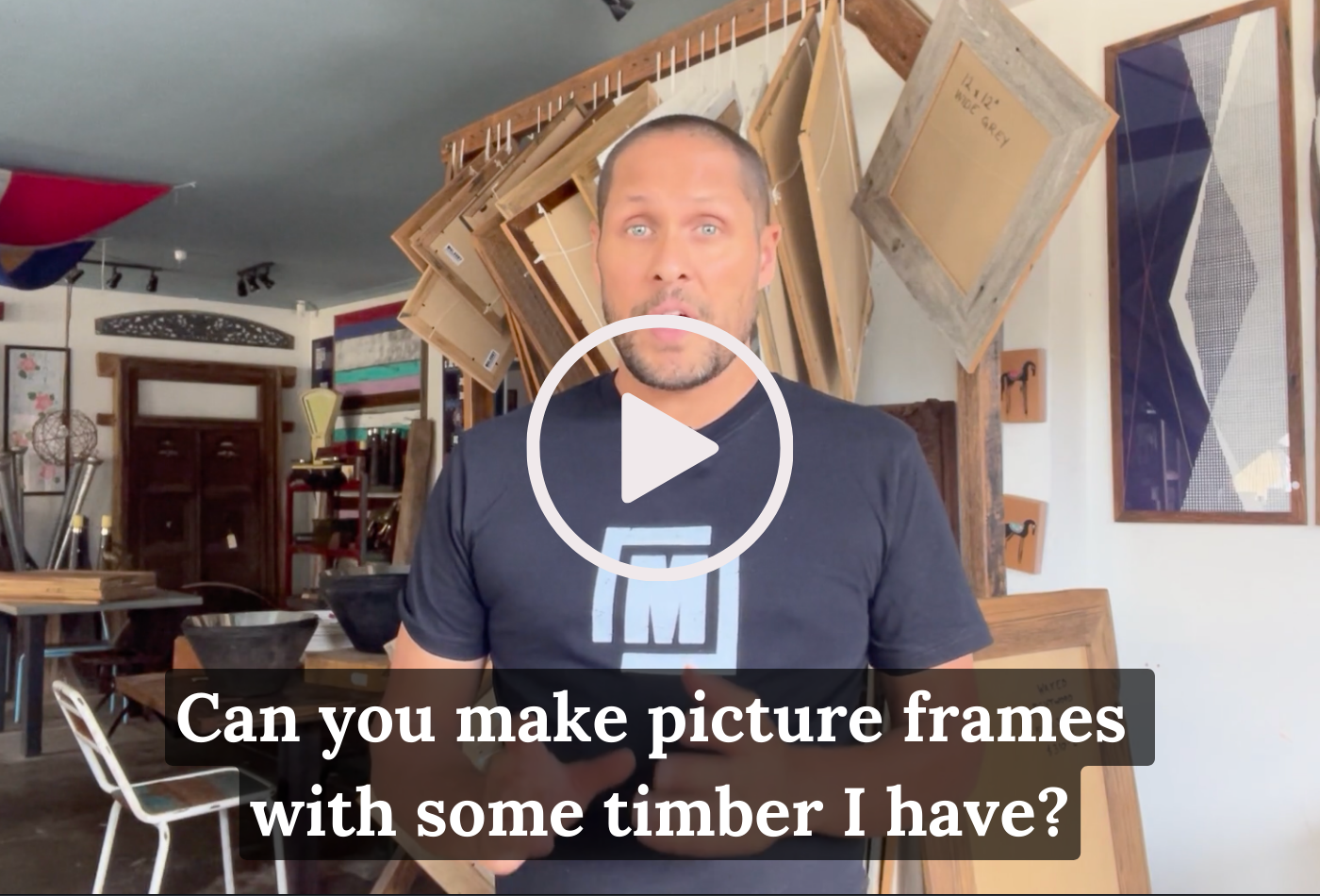 Can you make picture frames with some timber I have?