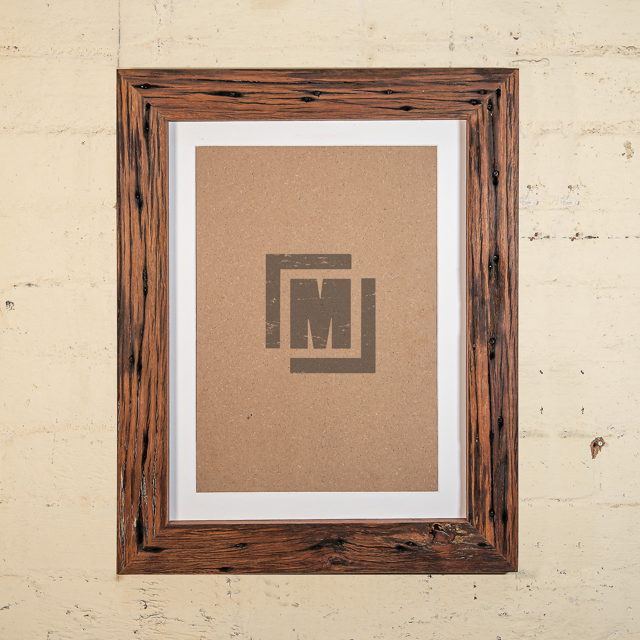 Wooden Picture frames with white or black mat borders in Australia