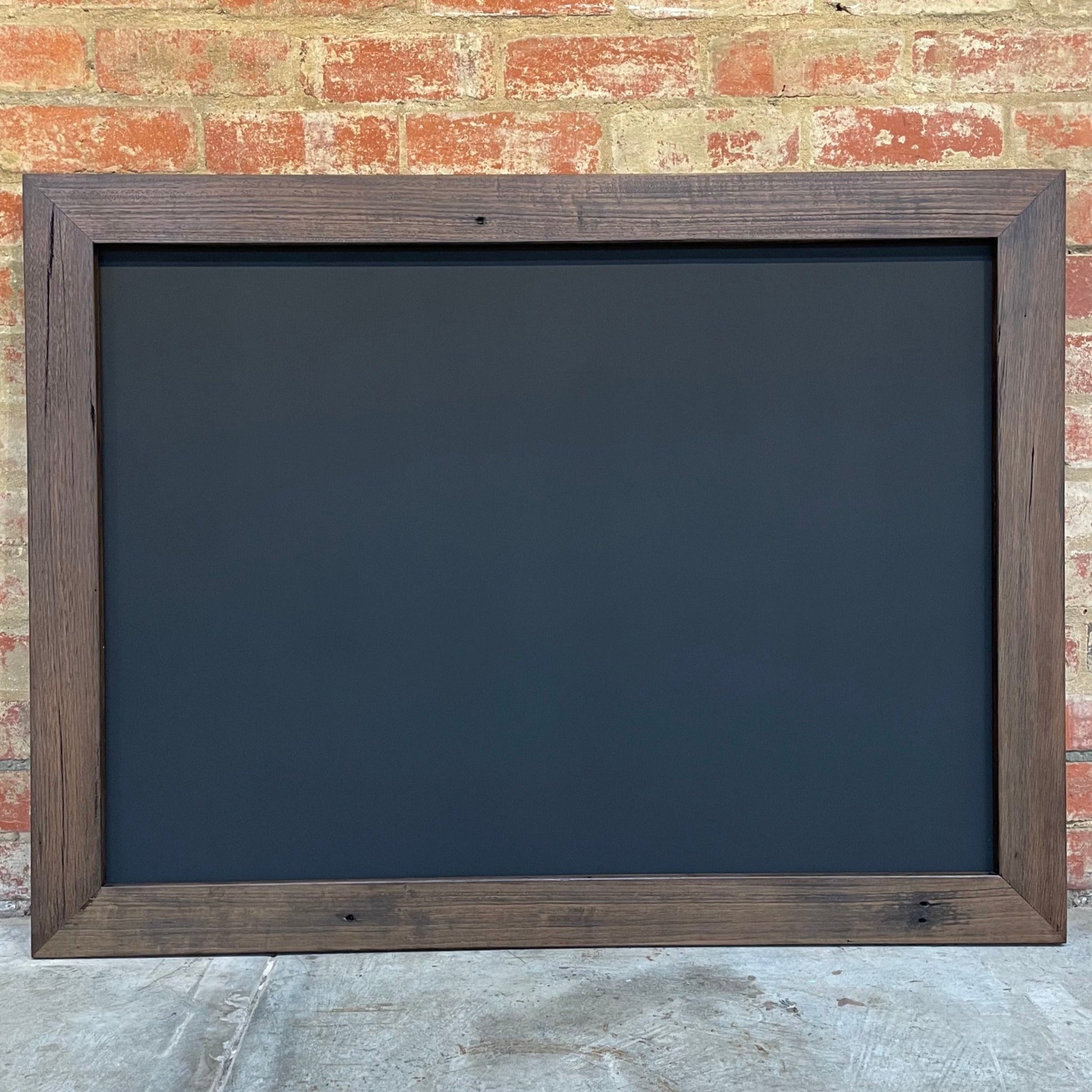 Darkwood frame around Chalkboard in Australia