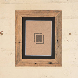 local picture framers in Australia. Easy online picture framing. Ristic natural timber frames with white border. 