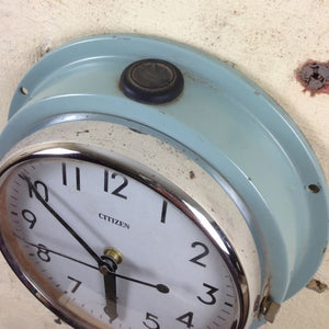 Rustic old school blue clocks, Melbourne, Australia