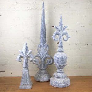 Group of 3 resin made obelisk, 