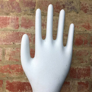 Wide white vintage glove mould in Australia/