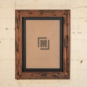 eco friendly picture frames with a white border and thick frame, wooden, Tasmanian Oak. 