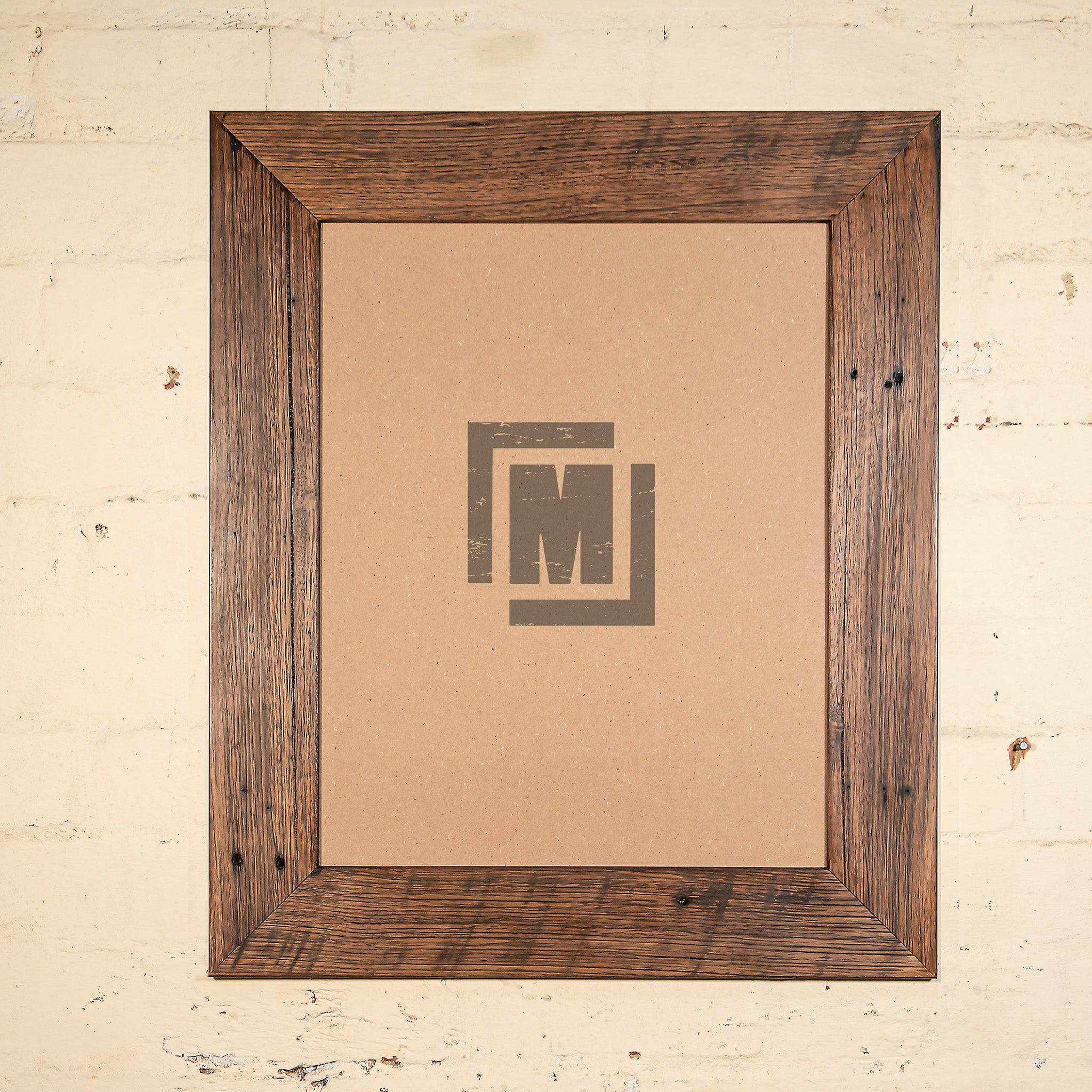16 x 24 large, thick photo frames for art exhibtion and photography. Dark stained timber. 