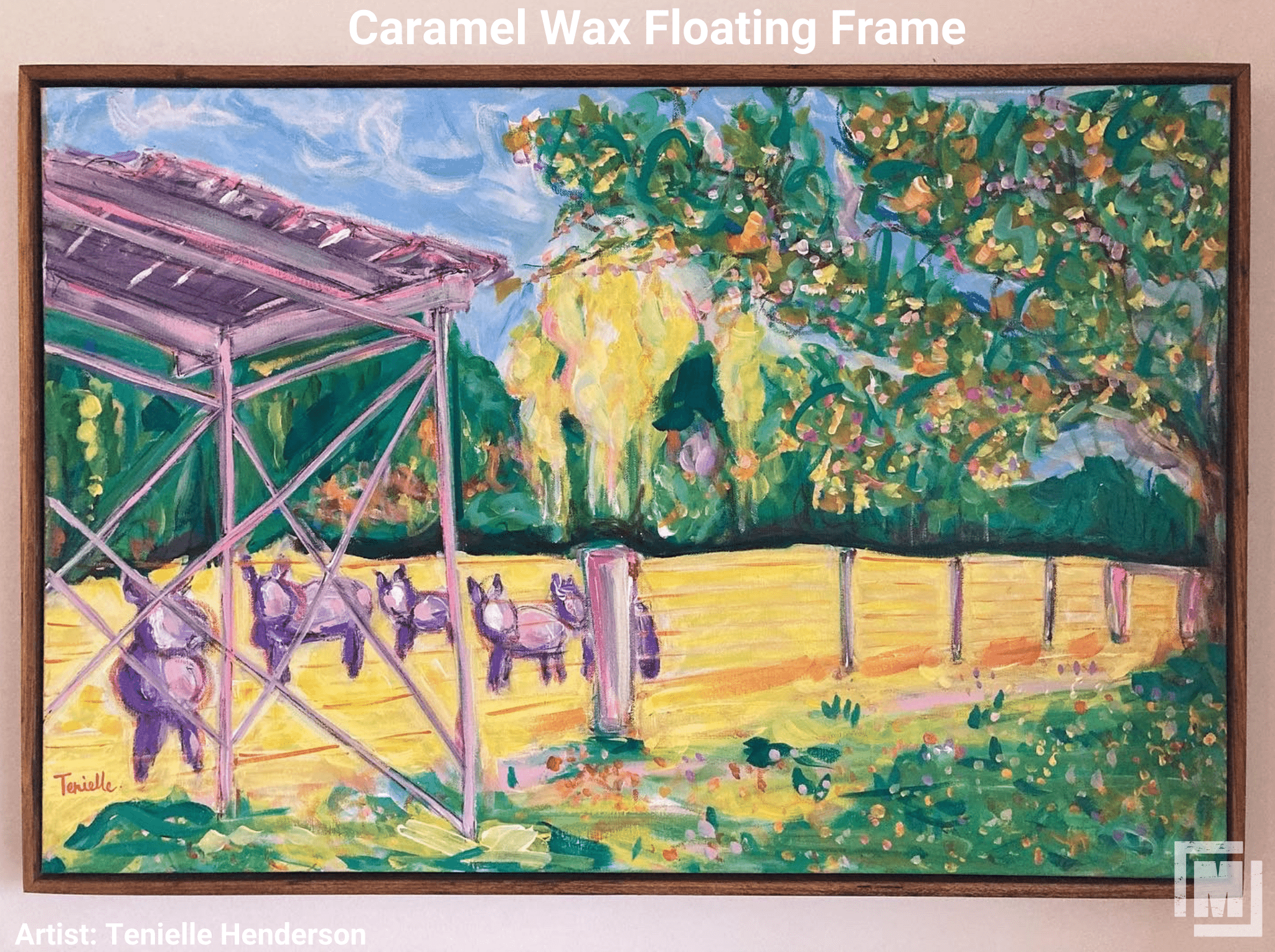 Mulbury Recycled Canvas Floating Frames