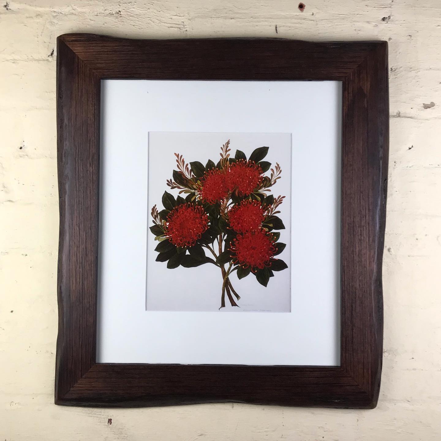 A DRIFTWOOD CHERRY WAX CUSTOM PICTURE FRAME MADE FROM UPCYCLED TIMBER AUSTRALIA
