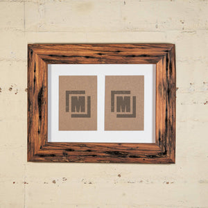 mulberry picture frames, thick rustic wood photo frame for 2, 3, 4, 5 or 6 pictures. 