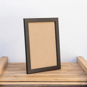 Free standing black A5 picture frame. 