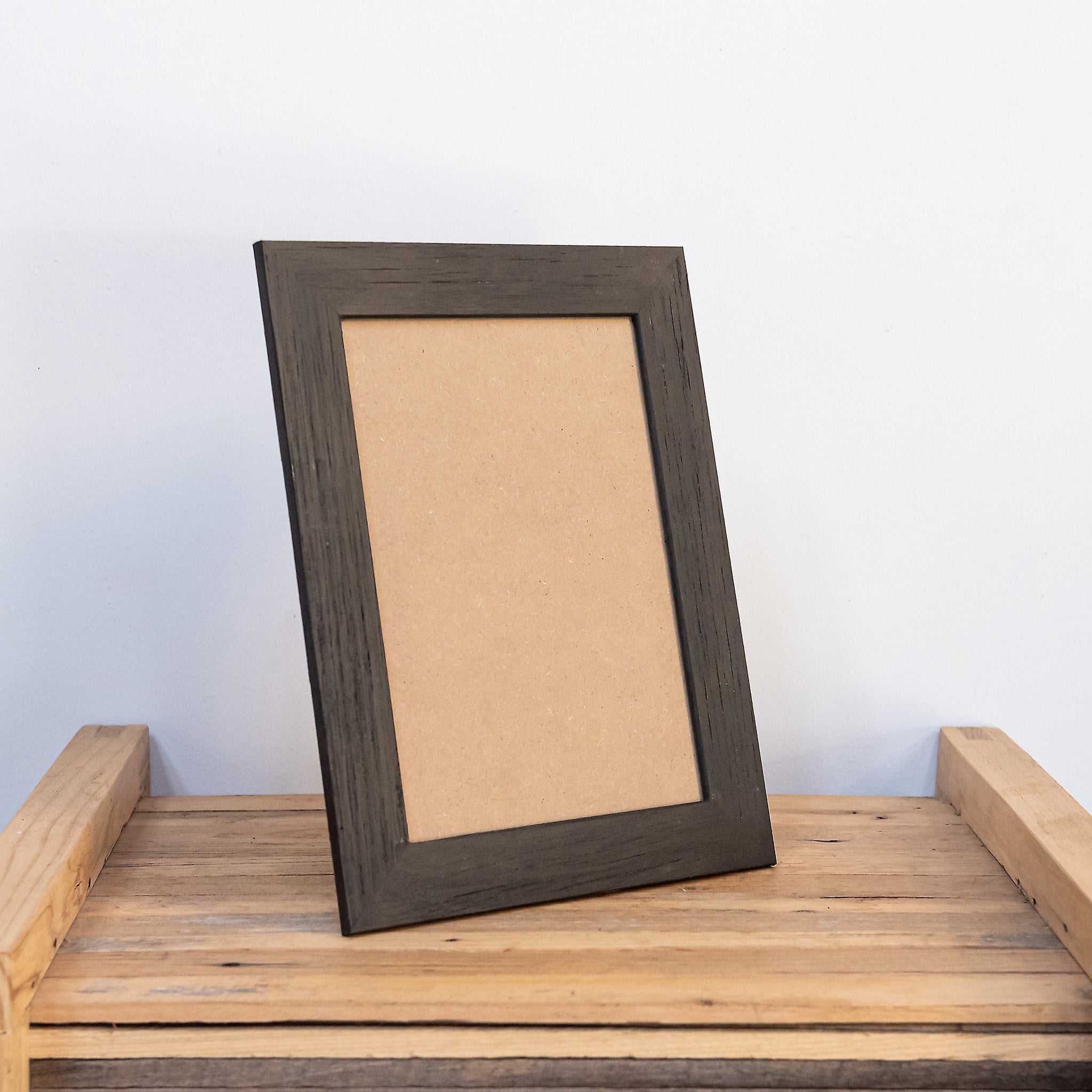Free-standing black picture frame in Australia. Bedside or desk black photo frames. 